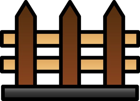 Fence Vector Icon Design