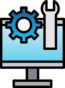 Hardware Repair Vector Icon Design