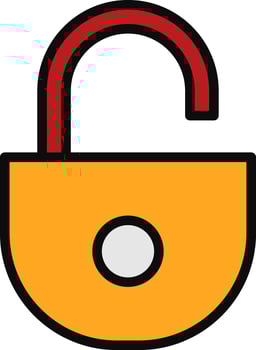 Unlock Vector Icon Design