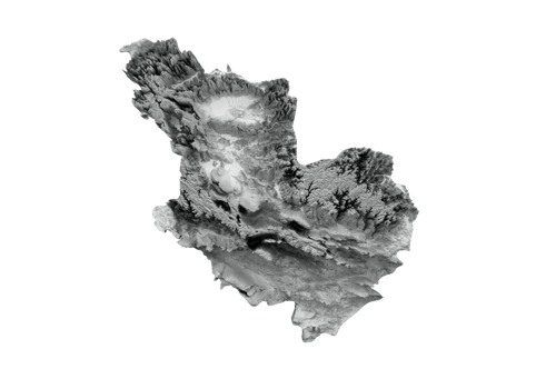 Madinah Map Flag Shaded relief Color Height map 3d illustration png