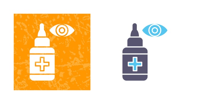 Eye Drop Vector Icon