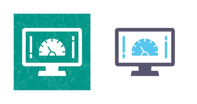 Speed Test Vector Icon