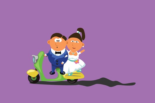 Picture of wedding vector