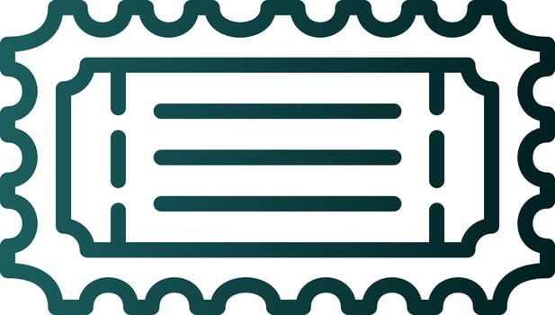 Bus ticket Vector Icon Design