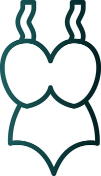 Swimsuit Vector Icon Design
