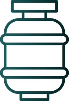 Gas bottle Vector Icon Design