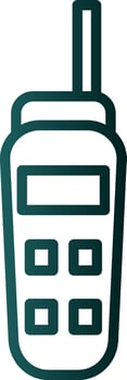 Walkie talkie Vector Icon Design