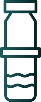 Water bottle Vector Icon Design