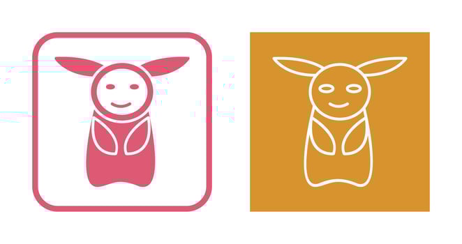 Unique Game Character Vector Icon