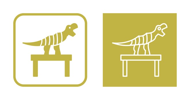 Bones Exhibit Vector Icon