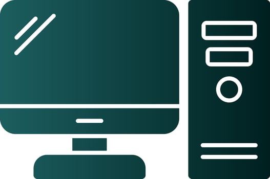 Computer Vector Icon Design