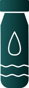 Water bottle Vector Icon Design
