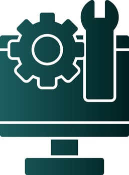 Hardware Repair Vector Icon Design
