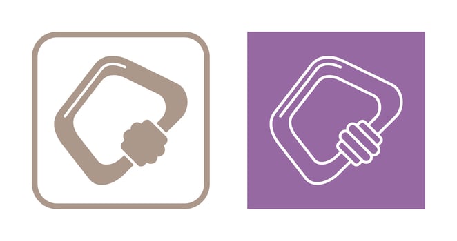 Carabiner Vector Icon