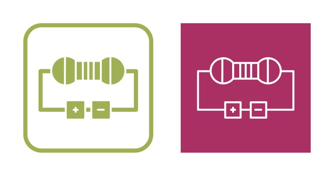 Resistor Vector Icon
