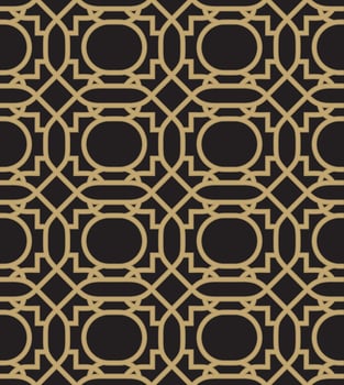 Vector oriental seamless national ornament, arabesque. Beautiful symbols of muslim arab mosque