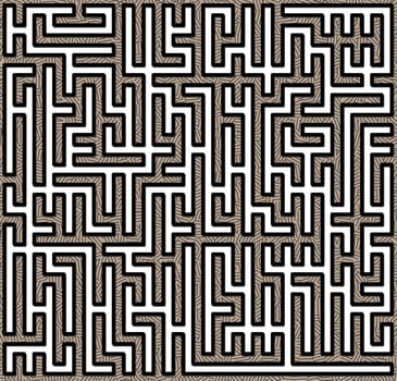 Pattern Maze Vector illustration Background