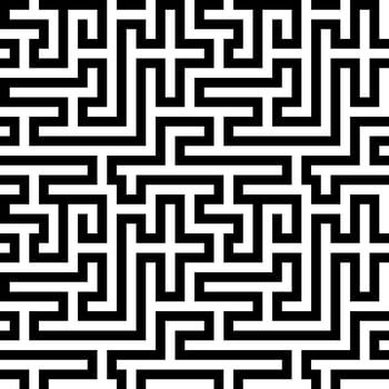 Seamless Pattern Maze Vector illustration Background