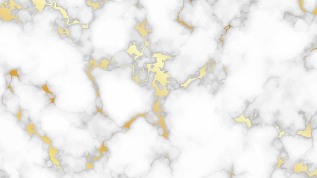 Gold marble texture background vector
