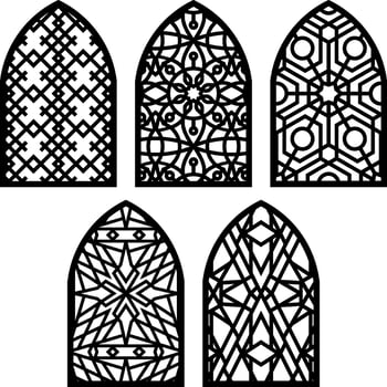Simple Vector Pattern for Laser Cutting, Decoration, Ornament, Metal design, wood carving, and vector