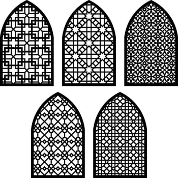 Simple Vector Pattern for Laser Cutting, Decoration, Ornament, Metal design, wood carving, and vector
