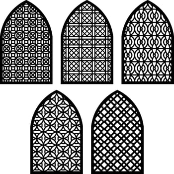 Simple Vector Pattern for Laser Cutting, Decoration, Ornament, Metal design, wood carving, and vector