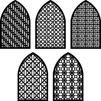 Simple Vector Pattern for Laser Cutting, Decoration, Ornament, Metal design, wood carving, and vector