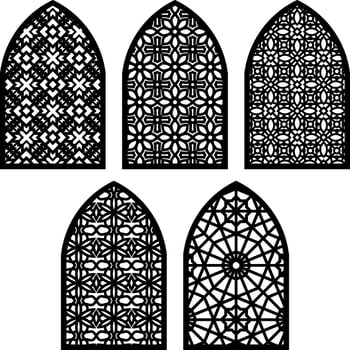 Simple Vector Pattern for Laser Cutting, Decoration, Ornament, Metal design, wood carving, and vector
