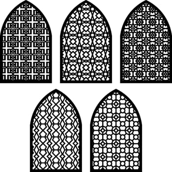 Simple Vector Pattern for Laser Cutting, Decoration, Ornament, Metal design, wood carving, and vector