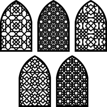 Simple Vector Pattern for Laser Cutting, Decoration, Ornament, Metal design, wood carving, and vector