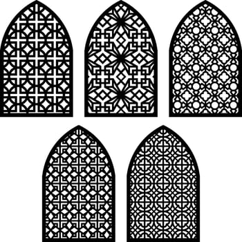 Simple Vector Pattern for Laser Cutting, Decoration, Ornament, Metal design, wood carving, and vector