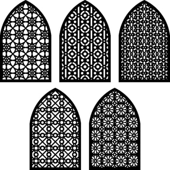 Simple Vector Pattern for Laser Cutting, Decoration, Ornament, Metal design, wood carving, and vector
