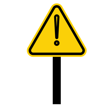 Black line Exclamation mark in triangle symbol icon isolated on white background. Hazard warning sign, careful, attention, danger warning sign. Vector Illustration png