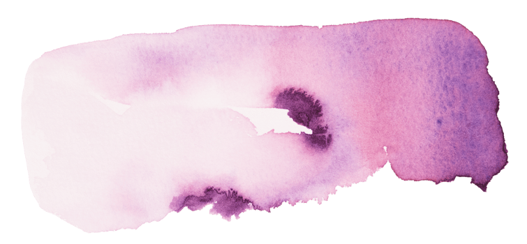 Fuchsia pink watercolor brush strokes isolated, Hand painted on watercolor paper texture, Fuchsia pink artistic element for templates invitation card design png