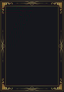 vintage gold border. Border frame with royalty ornaments on white background. vector