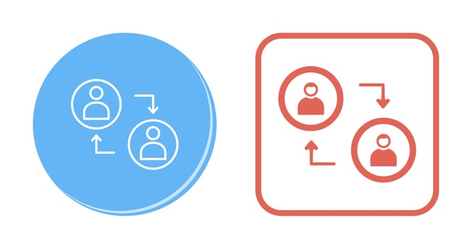 Connected Profiles Vector Icon
