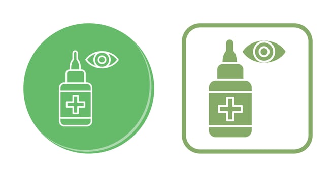 Eye Drop Vector Icon
