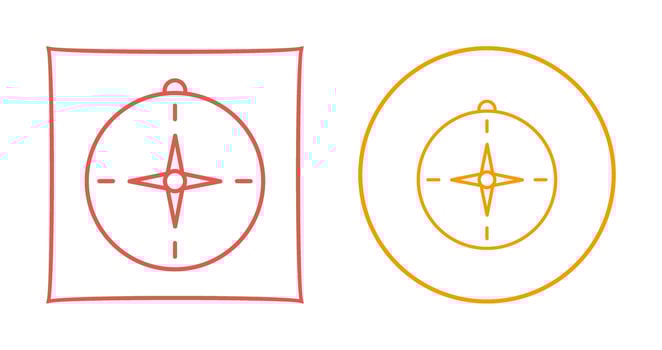 Compass Vector Icon