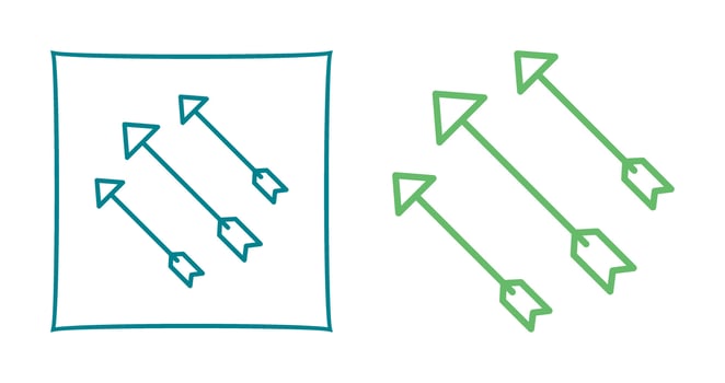 Unique Arrows Vector Icon