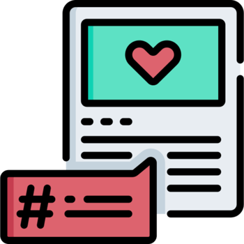 hashtag icon design png