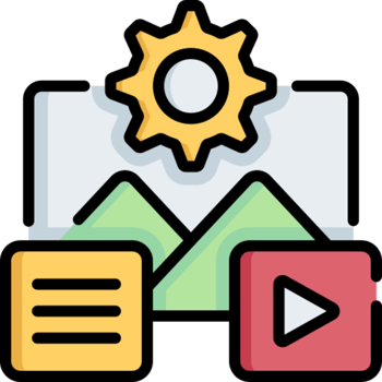 content management icon design png