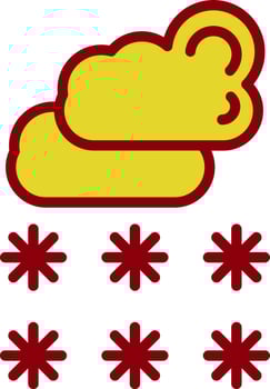 Snow Vector Icon Design