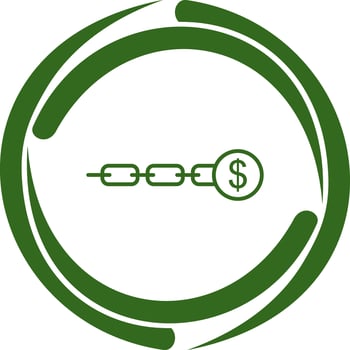 Unique Link Sales Vector Icon