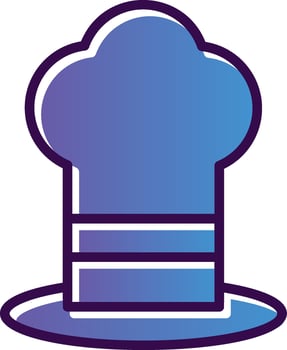 Chef hat Vector Icon Design