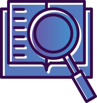 Research Vector Icon Design