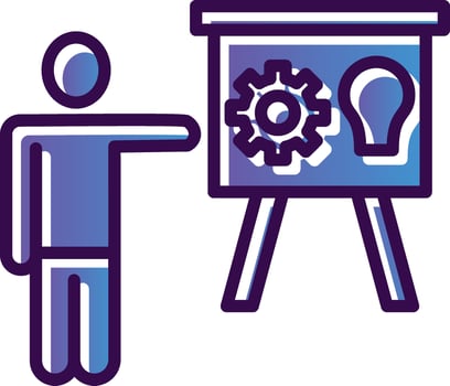 Training Vector Icon Design