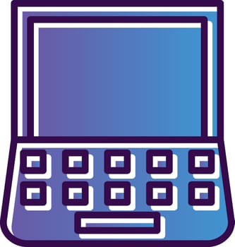 Laptop Vector Icon Design