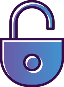 Unlock Vector Icon Design