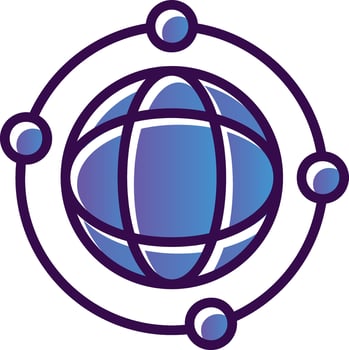 Network Monitoring Vector Icon Design