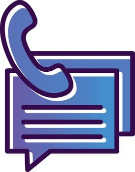 Phone Support Vector Icon Design